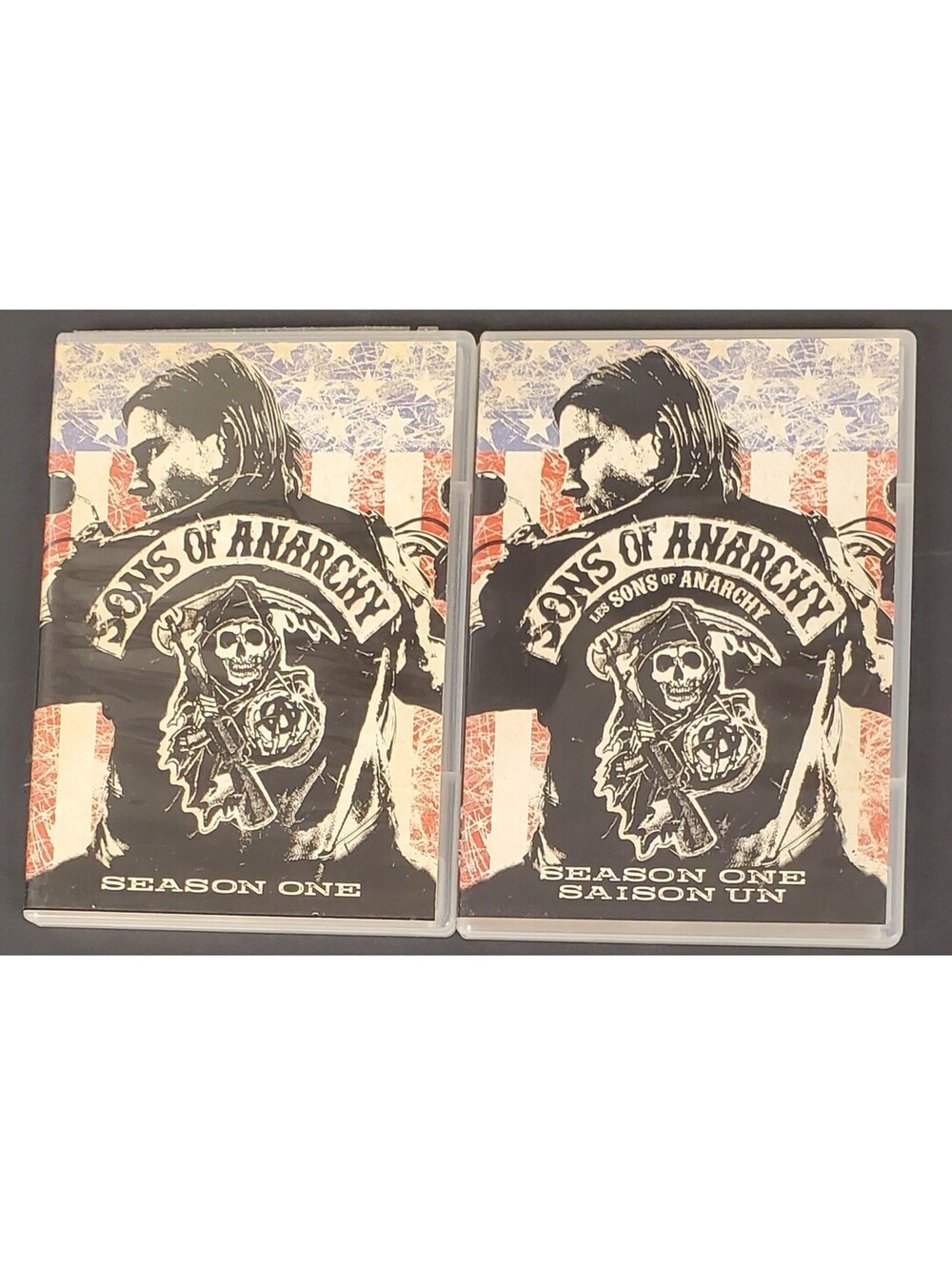 Two Sons of Anarchy Season One DVD Sets - Complete 4 Disc Collection Each GC